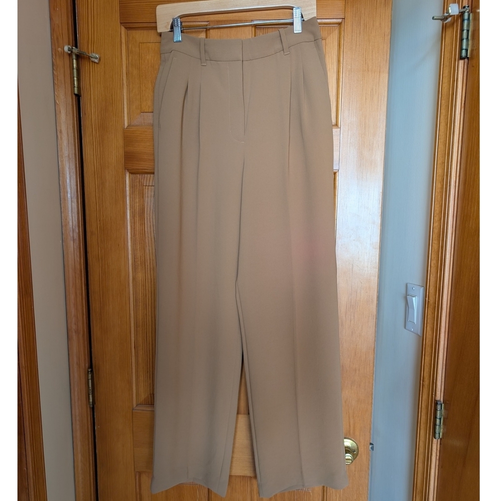 Aritzia Tan Wide Leg Women's Pants